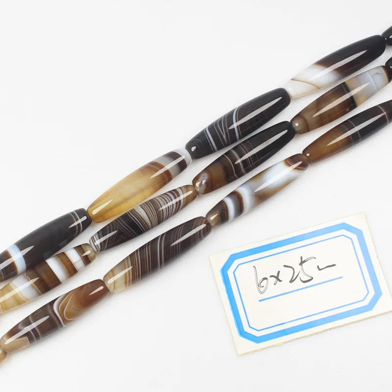 Multi-Size Natural Botswana Onyx Agate Stone Oval beads 15", For DIY Necklace Bracelat Jewelry Making !